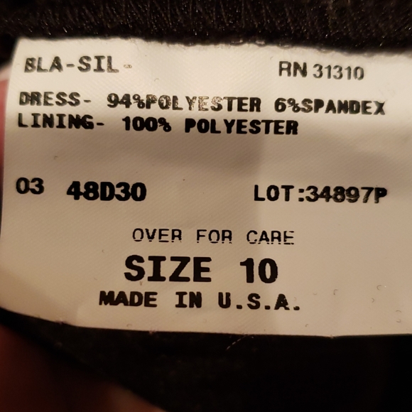 NWT AGB DRESS SZ 10 SILVER METALLIC - Picture 7 of 8